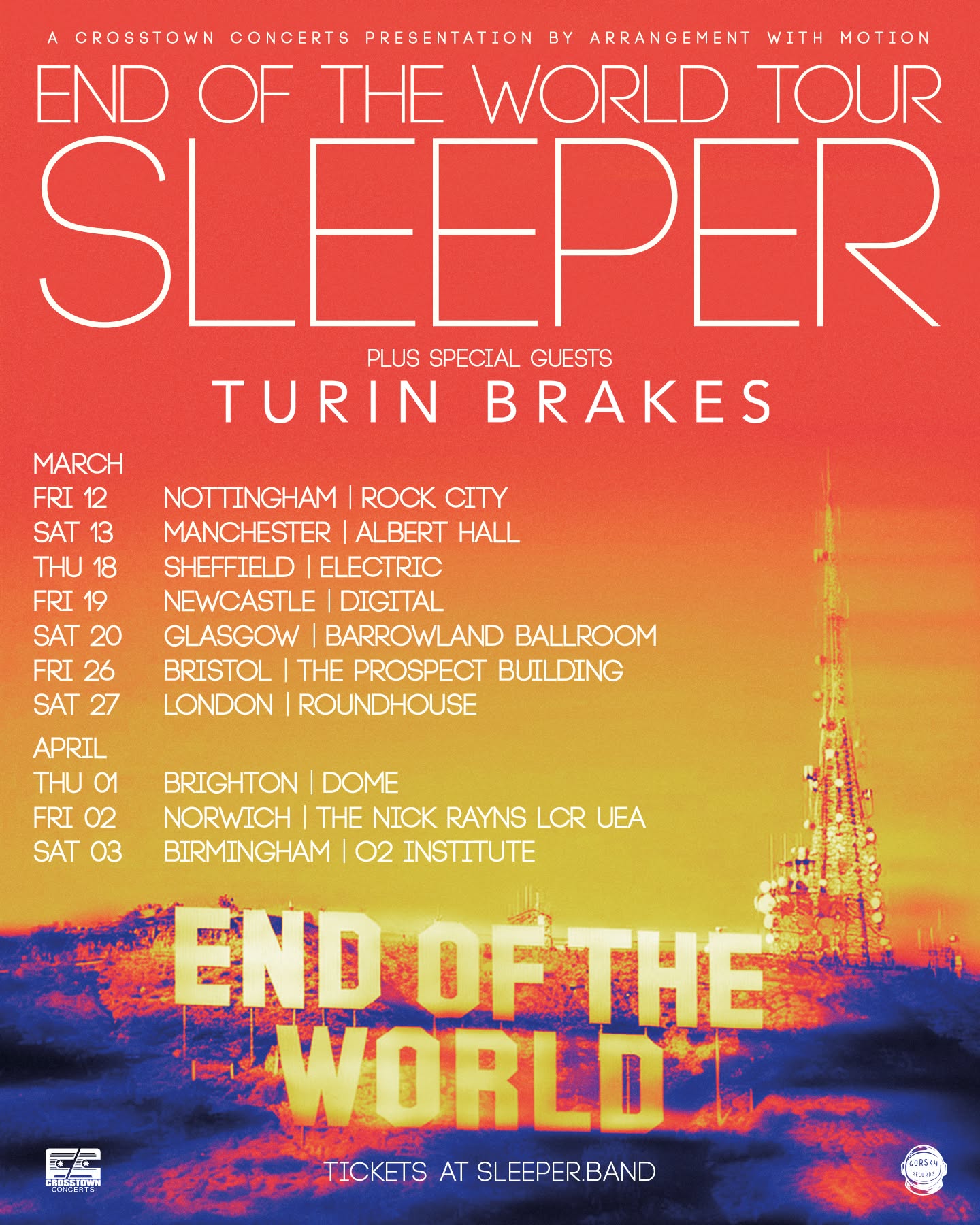 New Music: Sleeper – End Of The World